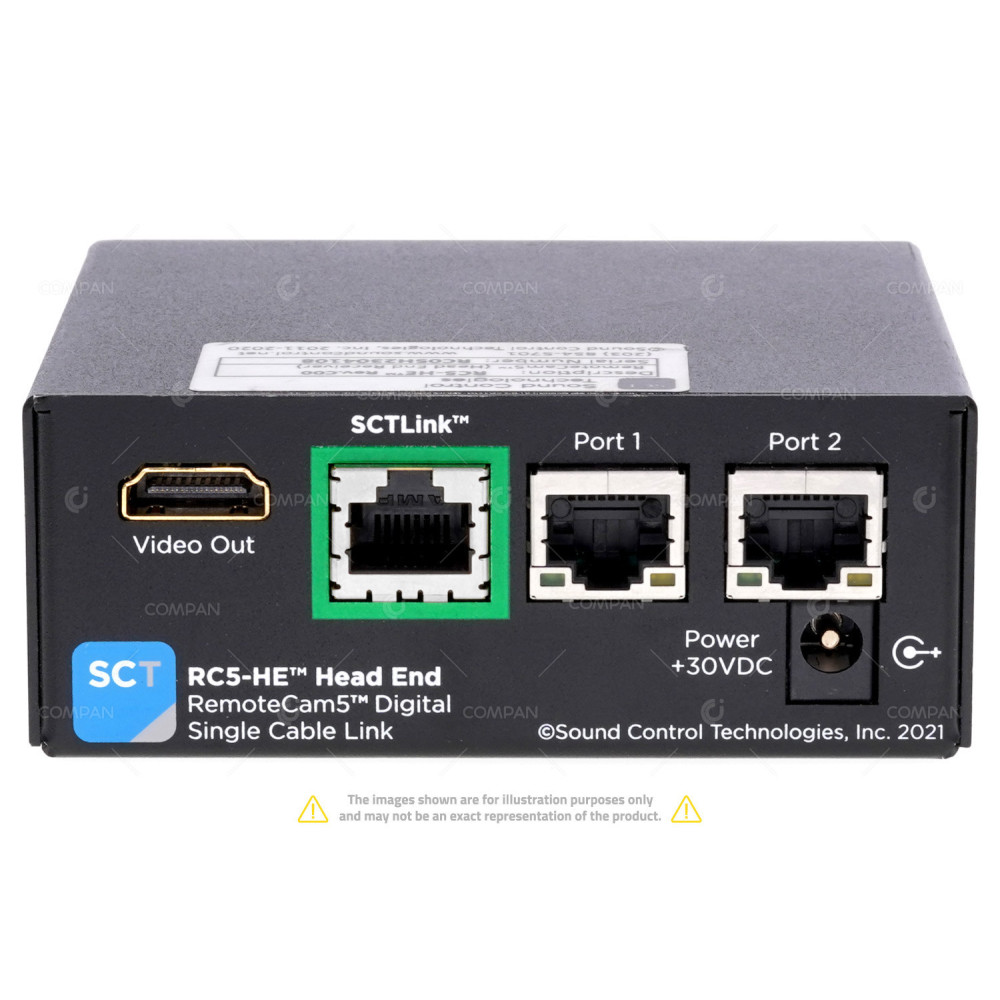 RC5-HE SOUND CONTROL TECHNOLOGIES REMOTECAM5 HEAD END RECIVER WITH POWER SUPPLY -