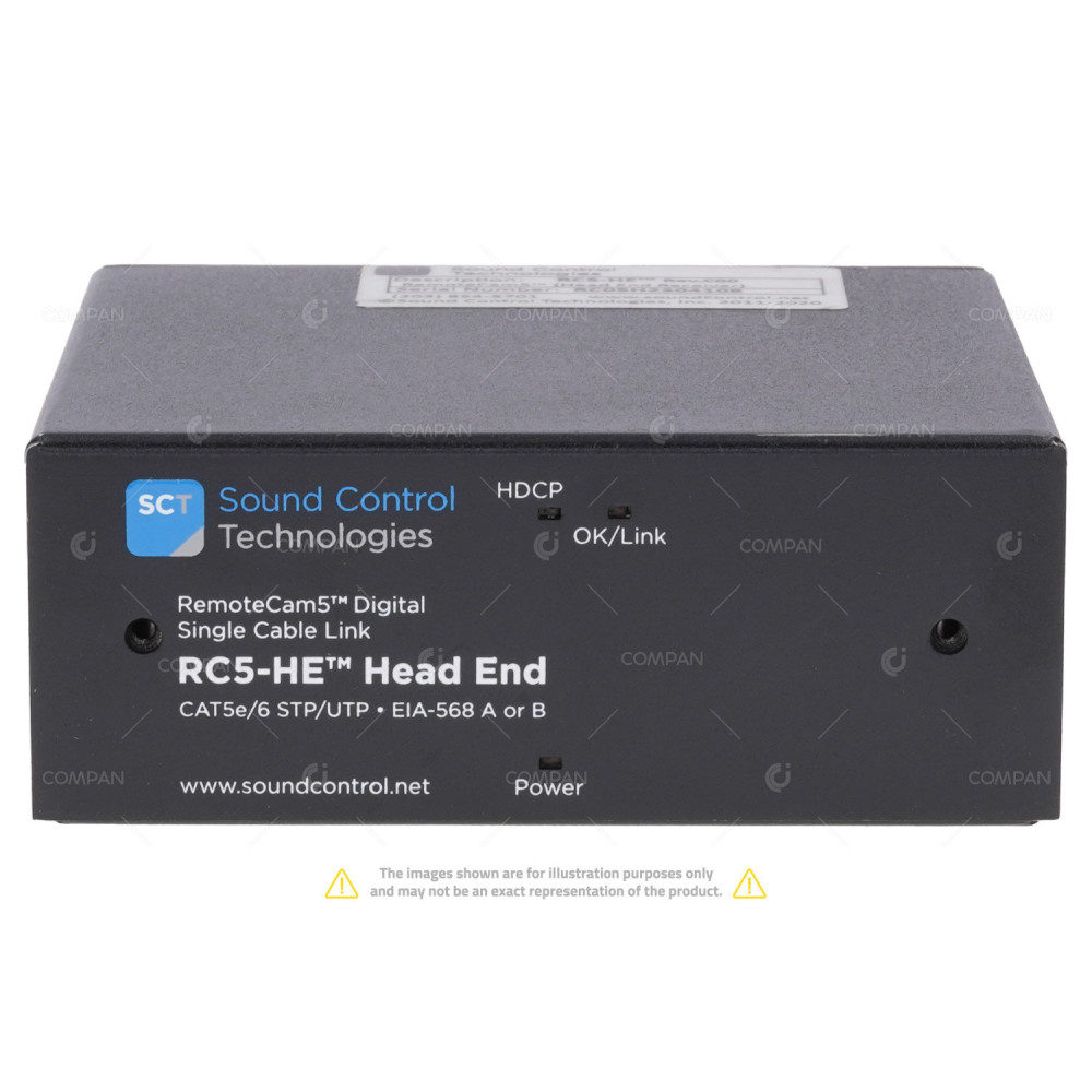 RC5-HE SOUND CONTROL TECHNOLOGIES REMOTECAM5 HEAD END RECIVER WITH POWER SUPPLY -
