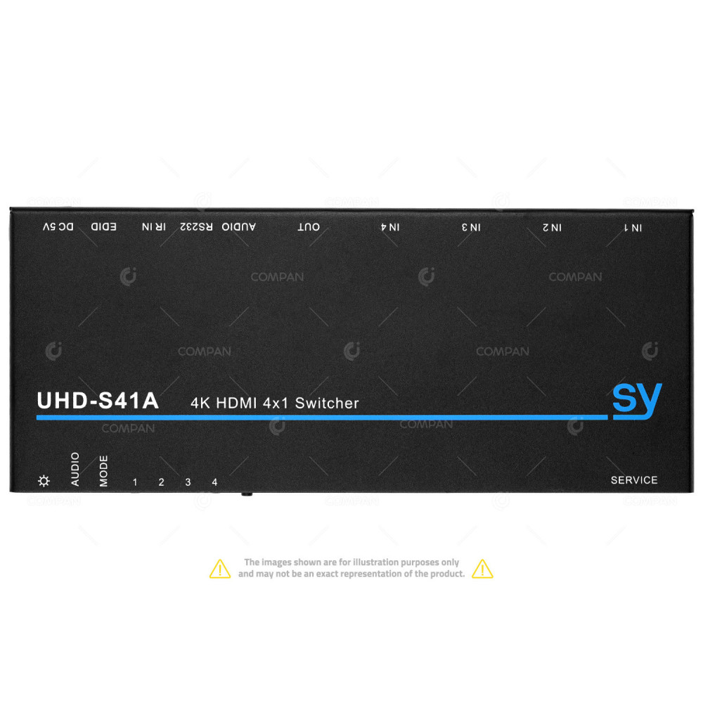 SY-UHD-S41A SY 4X 4K HDMI SWITCHER -