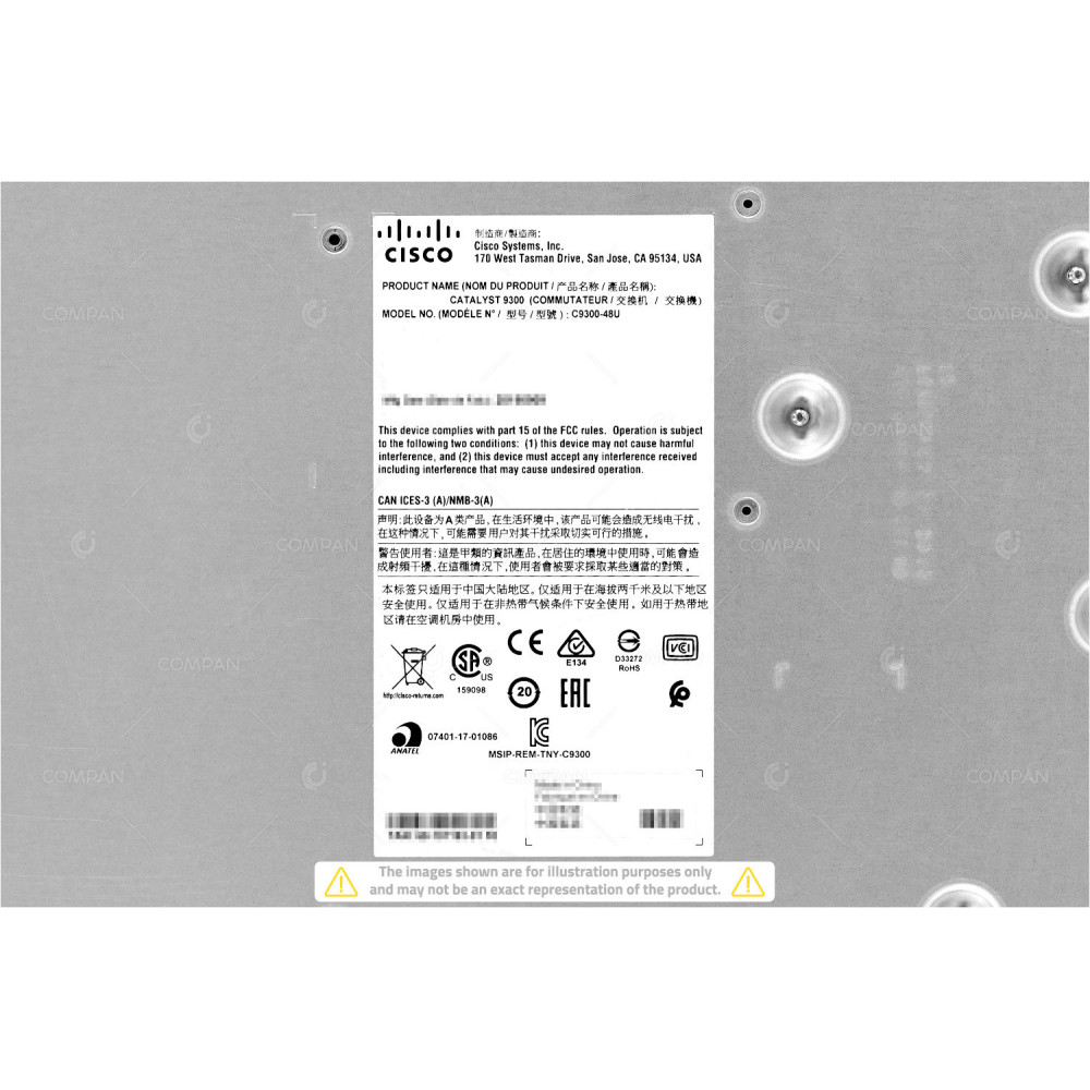 C9300-48U-A CISCO CATALYST 9300 48 PORT 1GB SFP SWITCH -