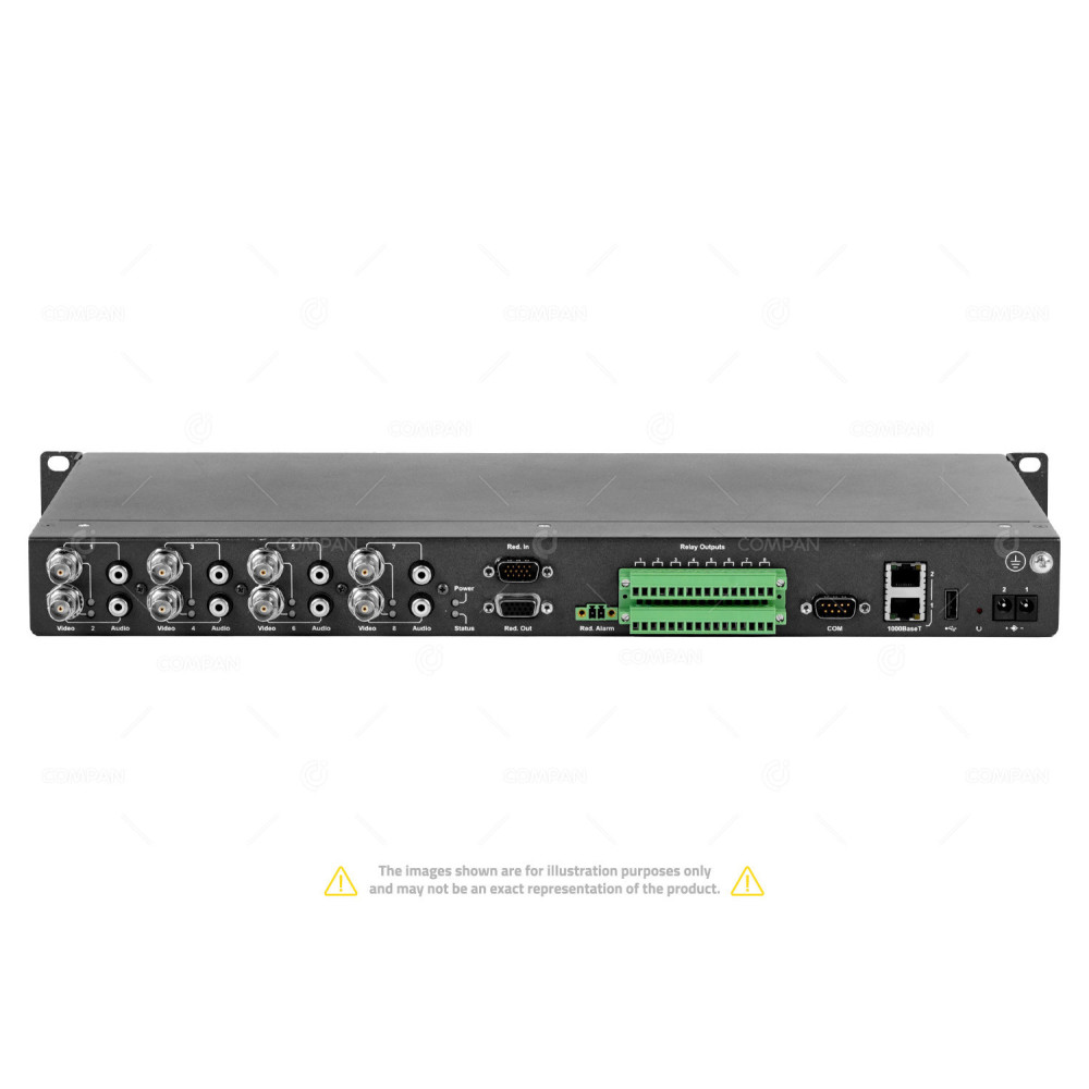 506A1008-54 NICE SYSTEMS NVE 1008 8 CHANNEL VIDEO ENCODER NVE 1008, NVE1008