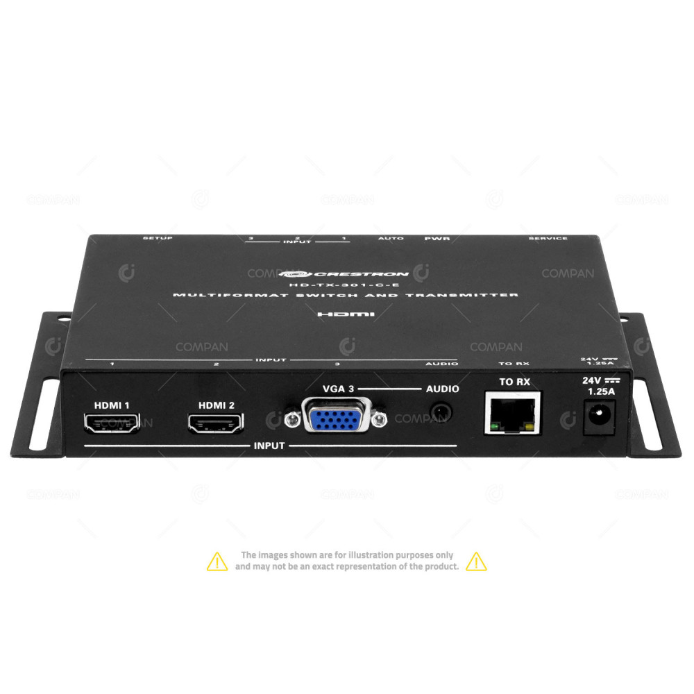 HD-TX-301-C-E CRESTRON DM LITE TRANSMITTER AND 3X1 AUTO-SWITCHER FOR HDMI VGA AND ANALOG AUDIO SIGNAL EXTENSION OVER CATX CABLE 6510376