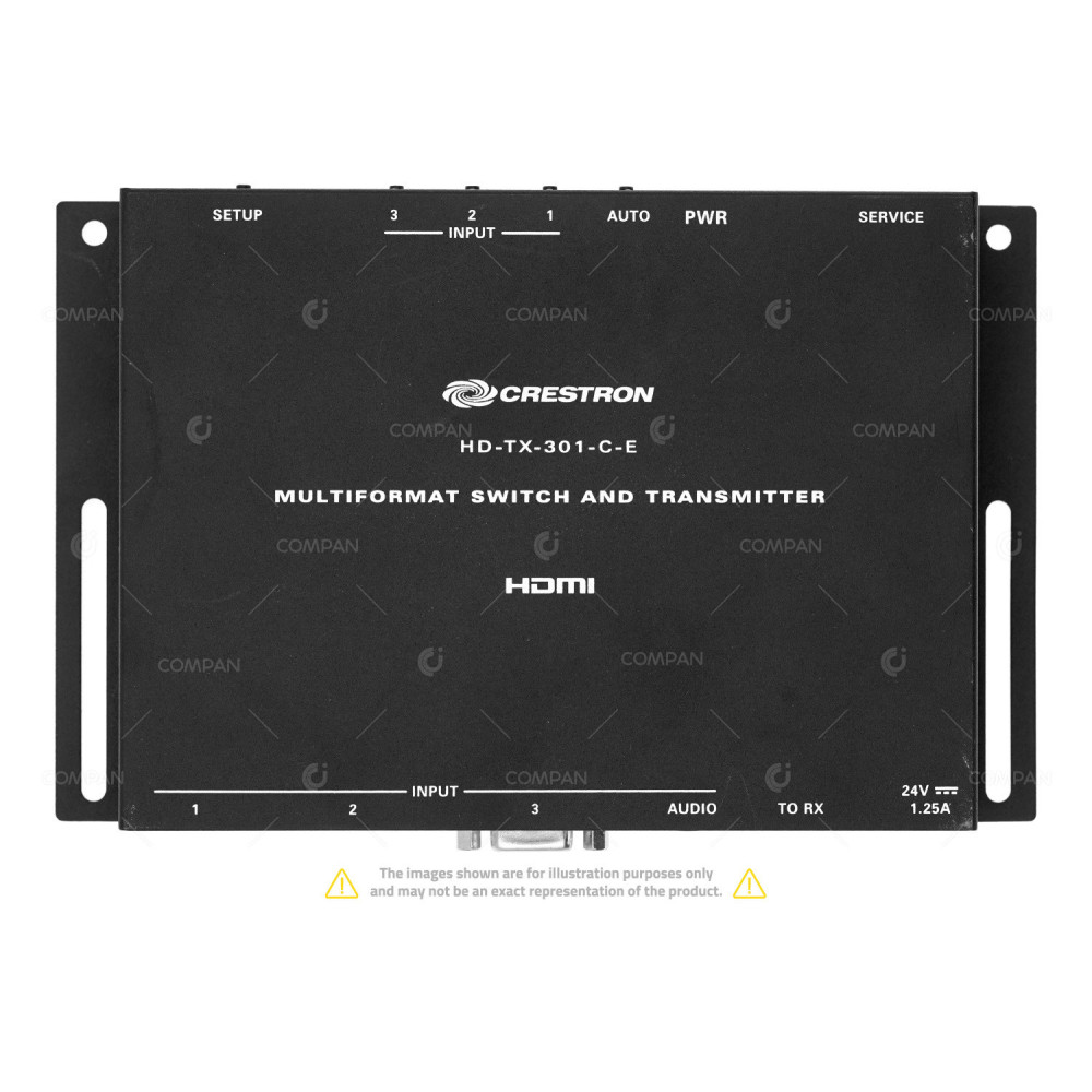 HD-TX-301-C-E CRESTRON DM LITE TRANSMITTER AND 3X1 AUTO-SWITCHER FOR HDMI VGA AND ANALOG AUDIO SIGNAL EXTENSION OVER CATX CABLE 6510376