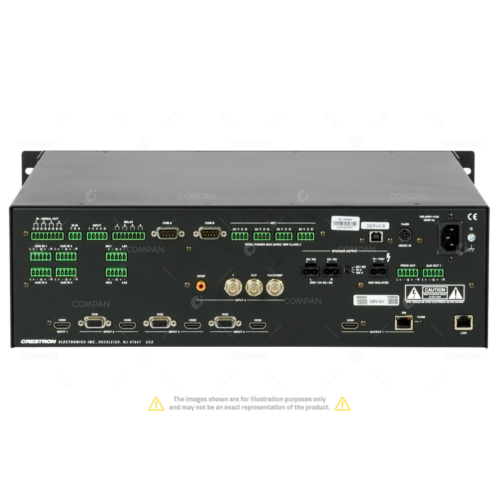 6505025 CRESTRON DMPS-100-C DIGITALMEDIA PRESENTATION SYSTEM 100 -