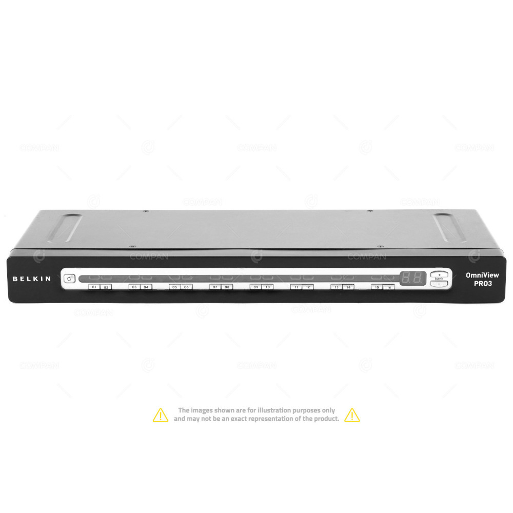 F1DA116Z BELKIN OMNIVIEW PRO3 USB & PS/2 KVM SWITCH -