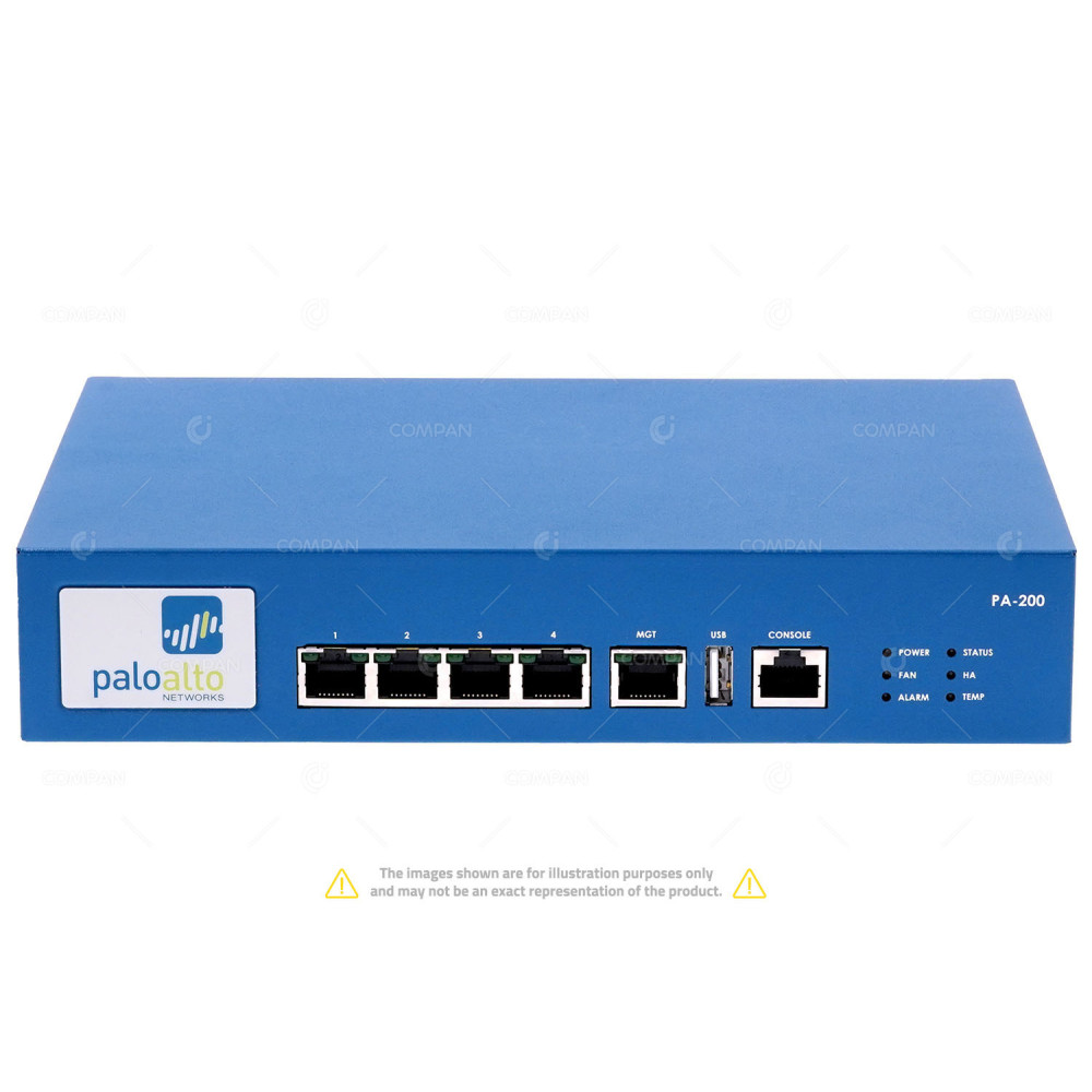 750-000015-00N PALOALTO PA-200 FIREWALL 4X 1GBE PORT PA-200