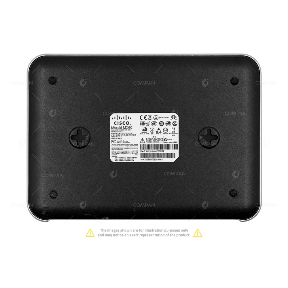 600-16019-B CISCO MERAKI MX60 CLOUD MANAGED FIREWALL MX60