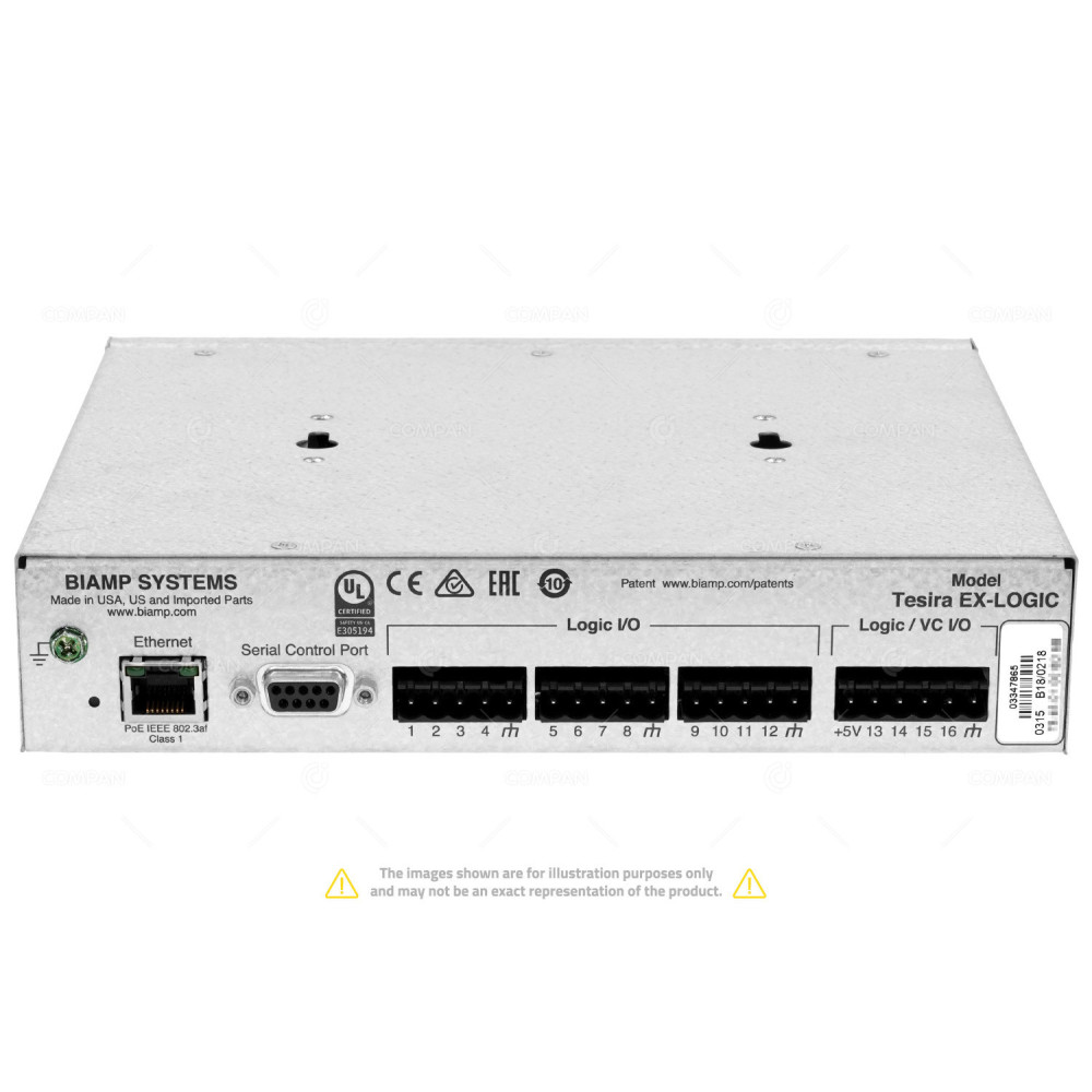 TESIRA EX-LOGIC BIAMP TESIRA EX-LOGIC CONTROLLER INTERFACE EXPANDER -