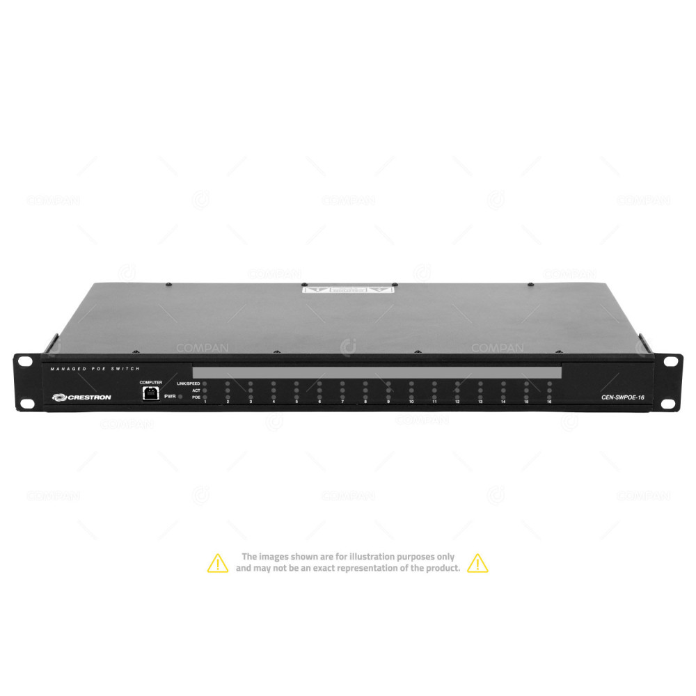 CEN-SWPOE-16 CRESTRON CEN-SWPOE-16 16-PORT MANAGED POE SWITCH -
