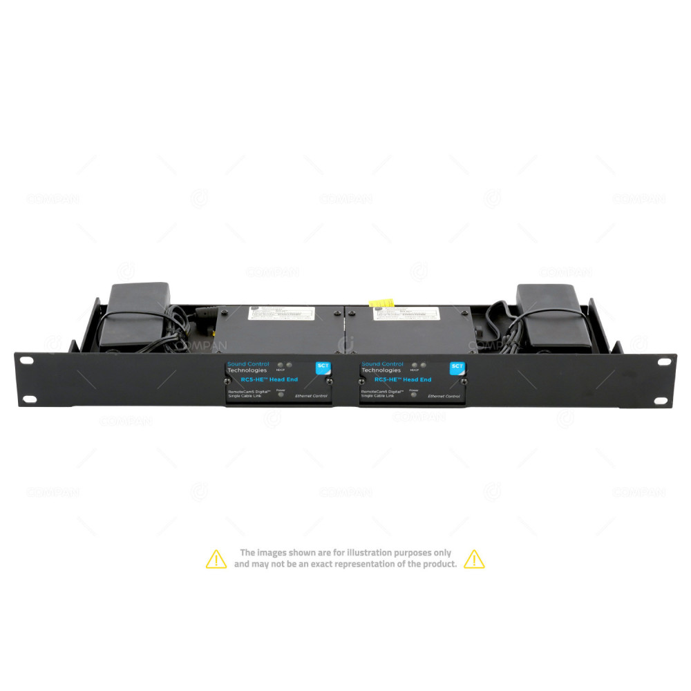 RC-RK2 SOUND CONTROL TECHNOLOGIES RC-RK2 RACK SHELF WITH MOUNTED 2X RC5-HE -