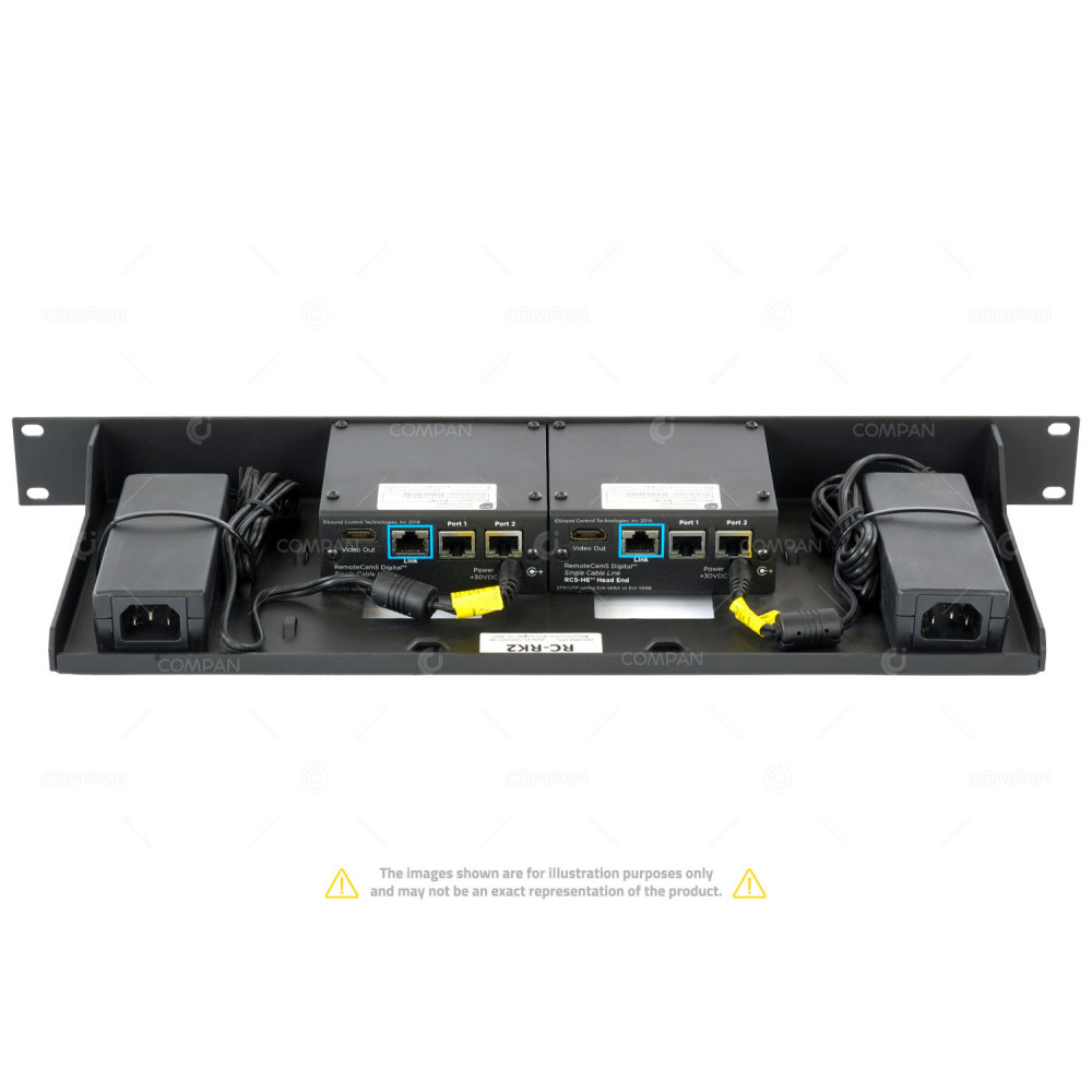 RC-RK2 SOUND CONTROL TECHNOLOGIES RC-RK2 RACK SHELF WITH MOUNTED 2X RC5-HE -