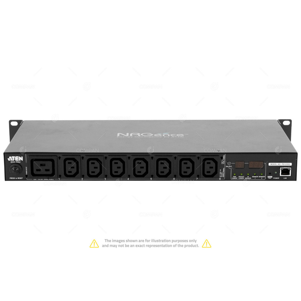 PE5208G ATEN NRGENCE ECO PDU PE5208G INTELLIGENT PDU 20A 16A 1U -