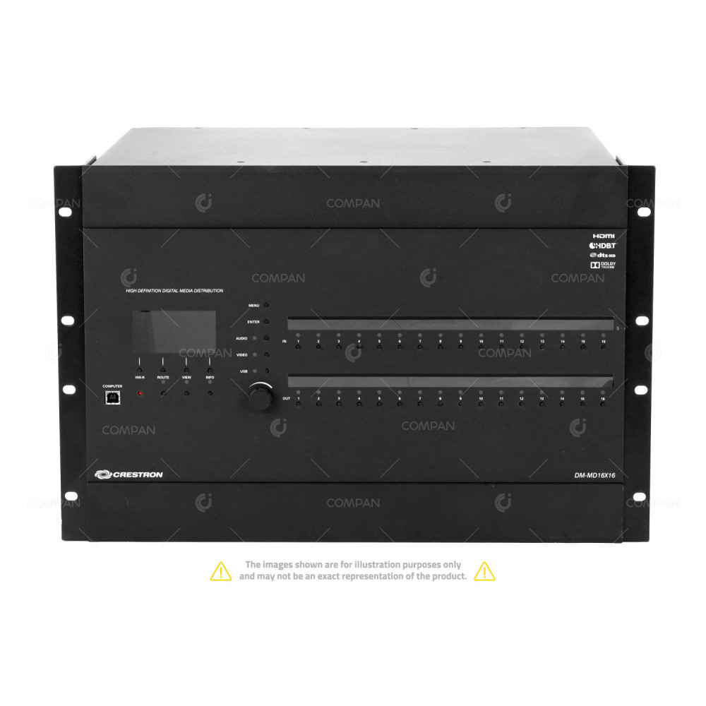 DM-MD16X16 CRESTRON DM-MD16X16 16X16 DIGITALMEDIA SWITCHER -