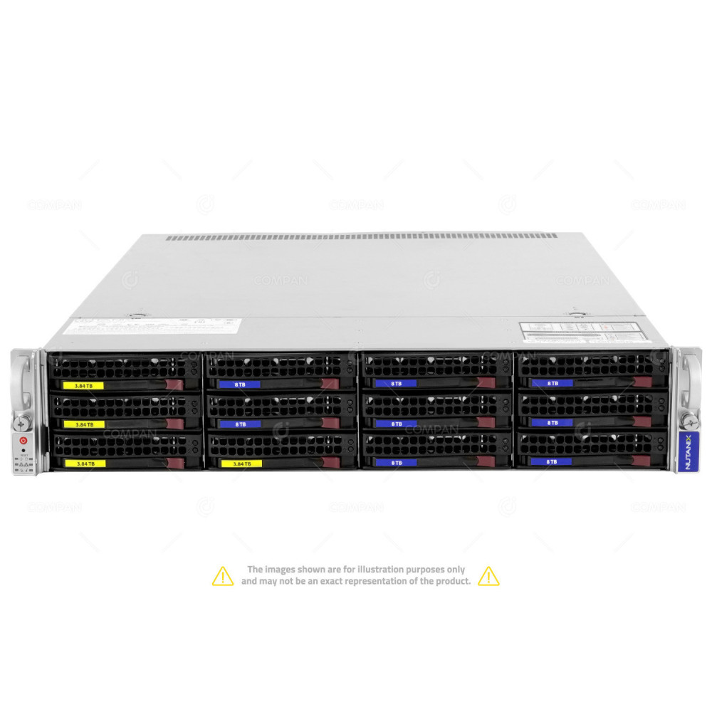 NX-8155-G7-12LFF(4NVME)-M.2 NUTANIX NX-UDT-1NL3-G7 2X INTEL XEON GOLD 6244 @ 3.60GHZ RAM 1024GB(16X 64GB  DDR4  16X 2933MHZ ) 2X 240 GB 12X 3840 GB (14X SATA 14X SSD )