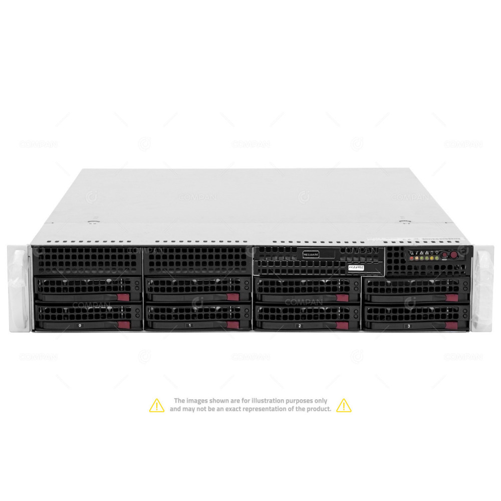 6029P-TR-8LFF-M.2 SUPERMICRO X11DPI-N(T) 2X INTEL XEON GOLD 5118 @ 2.30GHZ RAM 192GB(12X 16GB  DDR4  12X 2666MHZ ) 2X 960 GB (2X SATA 2X SSD ) 091715D9