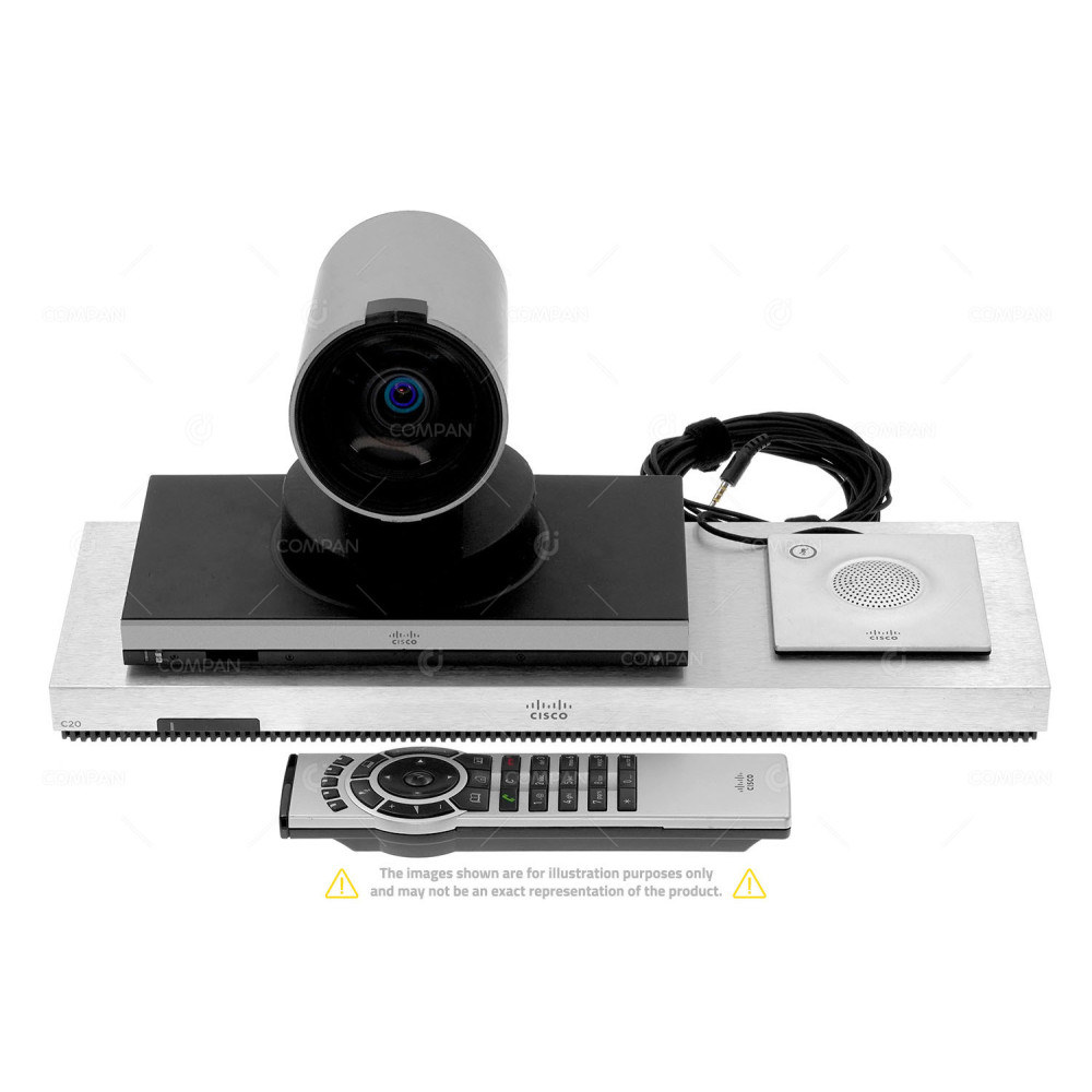 CTS-C20CODEC-K9-KIT CISCO C20 TELEPRESENCE CENTRALA WITH CAMERA. MICROPHONE AND REMOTE CONTROL 800-35408-01