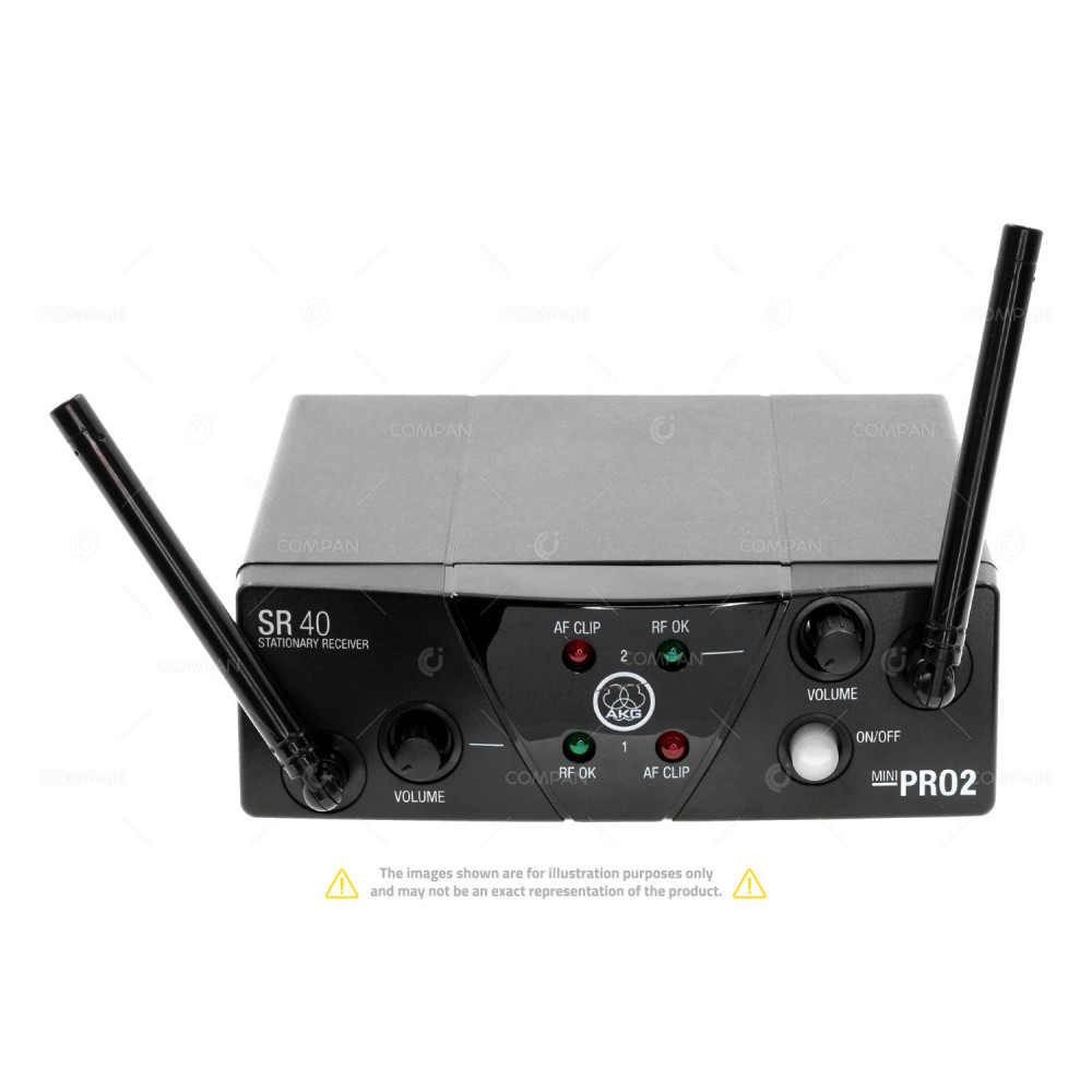 SR40 MINI 2 AKG WMS 40 MINI 2 DUAL VOCAL SET SYSTEM WITH 2 WIRELESS MICROPHONES HT 40 MINI PRO -