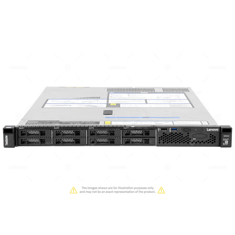 SR530-8SFF LENOVO THINKSYSTEM SR530 -[7X08CTO1WW]- 1X INTEL XEON SILVER 4114 @ 2.20GHZ RAM 32GB(1X 32GB  DDR4  1X 2666MHZ ) 2X 960 GB (2X SATA 2X SSD ) 7X08CTO1WW