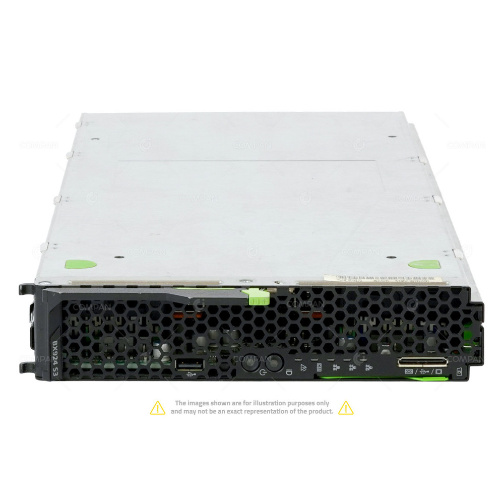 BX924 S3 FUJITSU PRIMERGY BX924 S3 2X INTEL XEON E5-2670 @ 2.60GHZ RAM 384GB (24X 16GB DDR3 24X 1600MHZ) 1X 200GB (1X SSD) K1407-V200