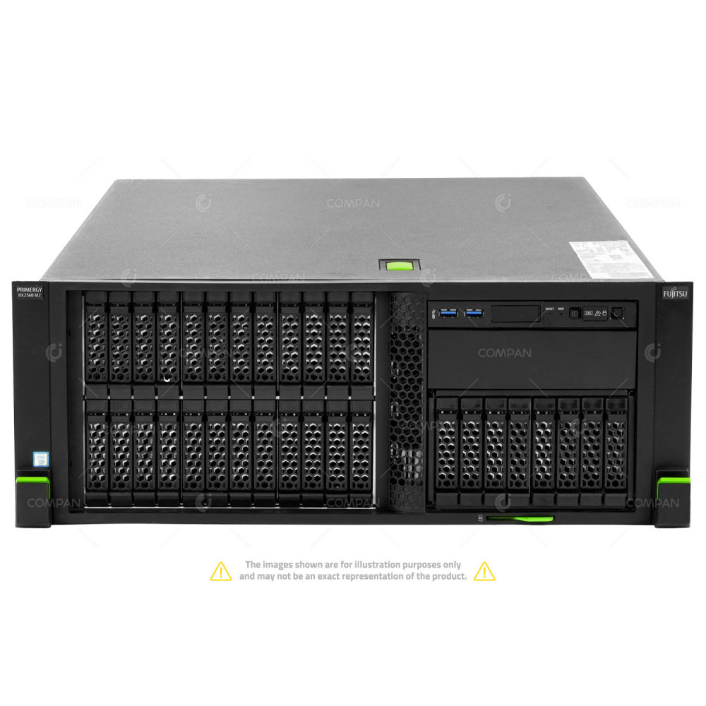 RX2560-M2-24SFF FUJITSU PRIMERGY RX2560 M2 2X INTEL XEON E5-2620 V4 @ 2.10GHZ RAM 256GB(8X 32GB  DDR4  8X 2400MHZ ) 4X 240 GB 24X 900 GB (4X SATA 4X SSD 24X SAS ) ABN:K1583-V301-737