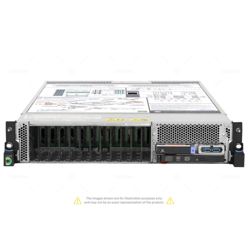 S812L-12SFF IBM POWER SYSTEM S812L 1X POWER8 CPU RAM 32GB (2X 16GB 2X 1600MHZ) 8247-21L