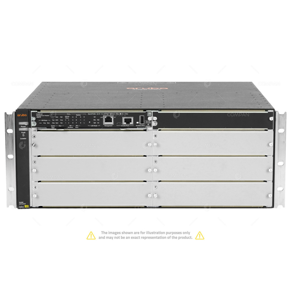 J9850A ARUBA HP ARUBA 5406R ZL2 SWITCH CHASSIS WITH MANAGEMENT MODULE AND ONE PSU J9850A