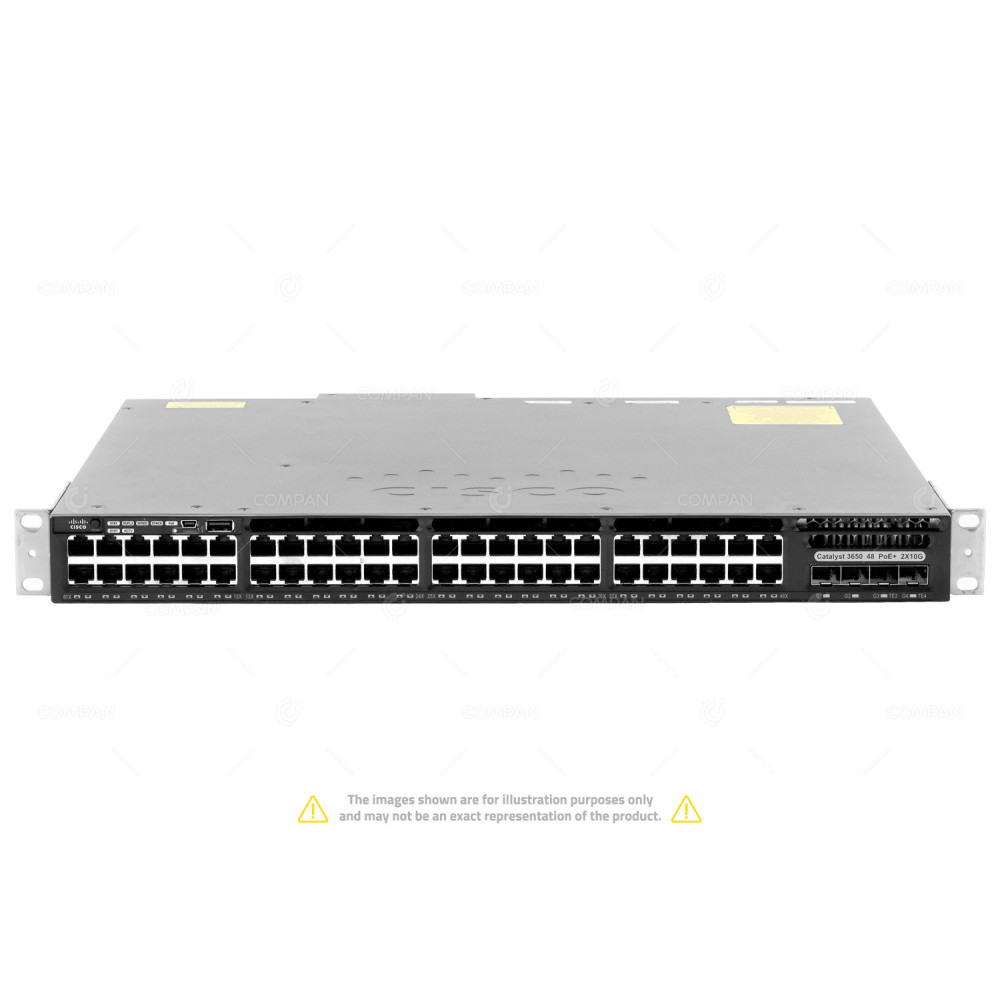 WS-C3650-48FD-E CISCO CATALYST 3650 48 PORT 1GB ETHERNET POE+ 2 PORT 1GB SFP 2 PORT 10GB SFP+ SWITCH WS-C3650-48FD-E