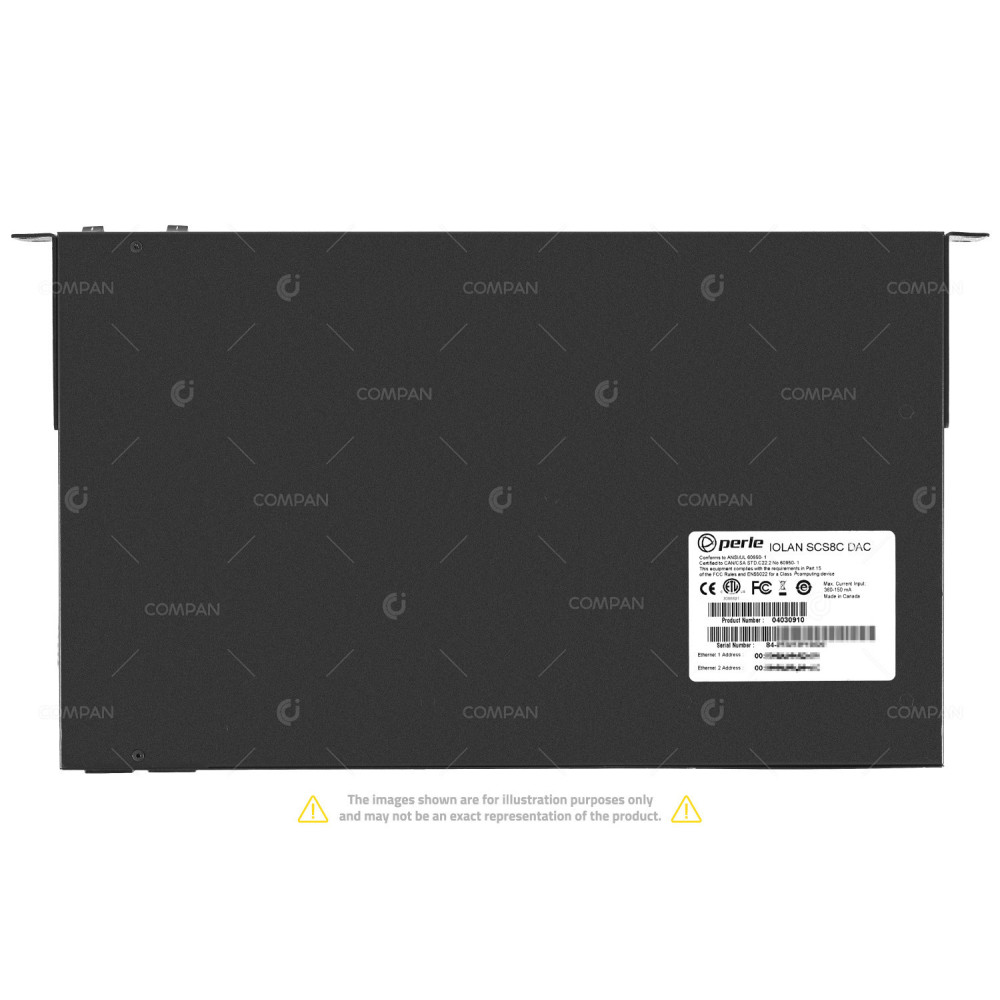 4030910 PERLE IOLAN SCS8C DAC 8 PORT SERIAL CONSOLE TERMINAL ACCESS SERVER SCS8C