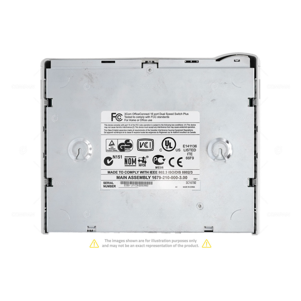 3C16792 3COM OFFICECONNECT 16-PORT 10/100 ETHERNET SWITCH -