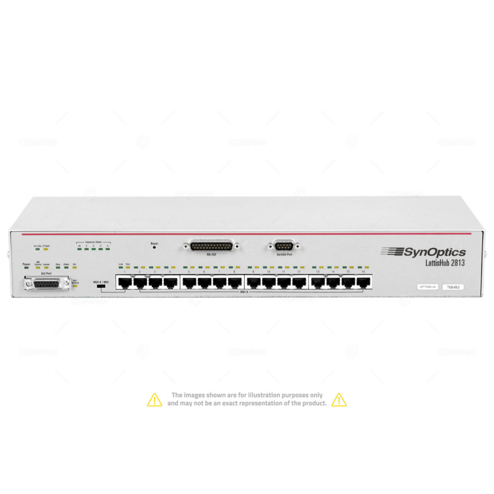 LATTISHUB-2813 SYNOPTICS LATTISHUB 2813 16-PORT SWITCH -