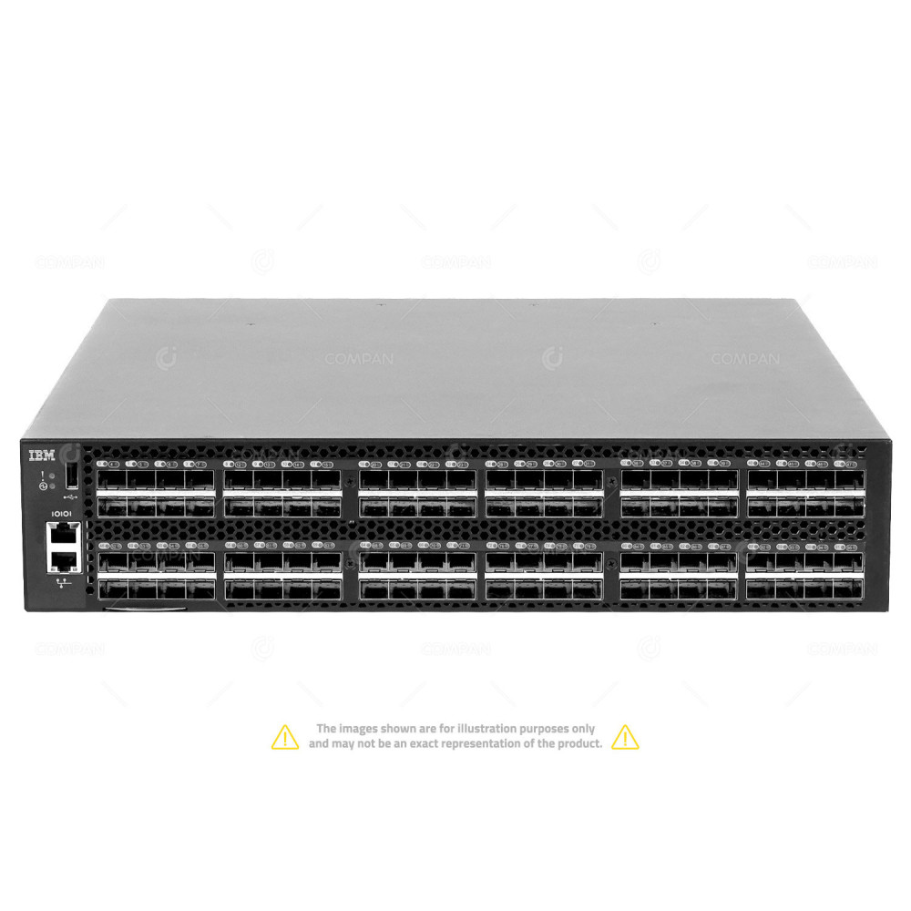 2498-F96 IBM  SAN96B-5 96 PORT 16GB FC SWITCH 72 ACTIVE PORTS 2498-F96