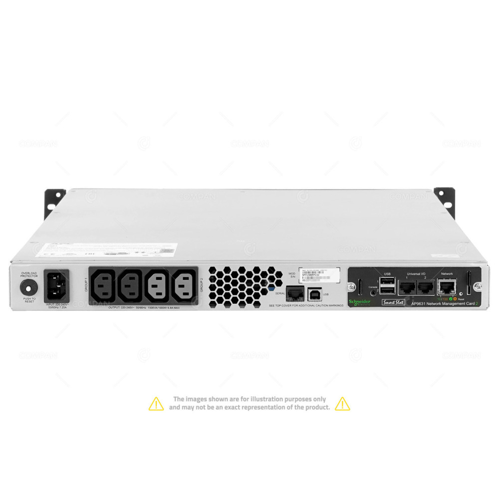 SMT1500RMI1U APC SMART-UPS SMT1500RMI1U 1500VA 1000W 1U 4X C13 1X C14 -
