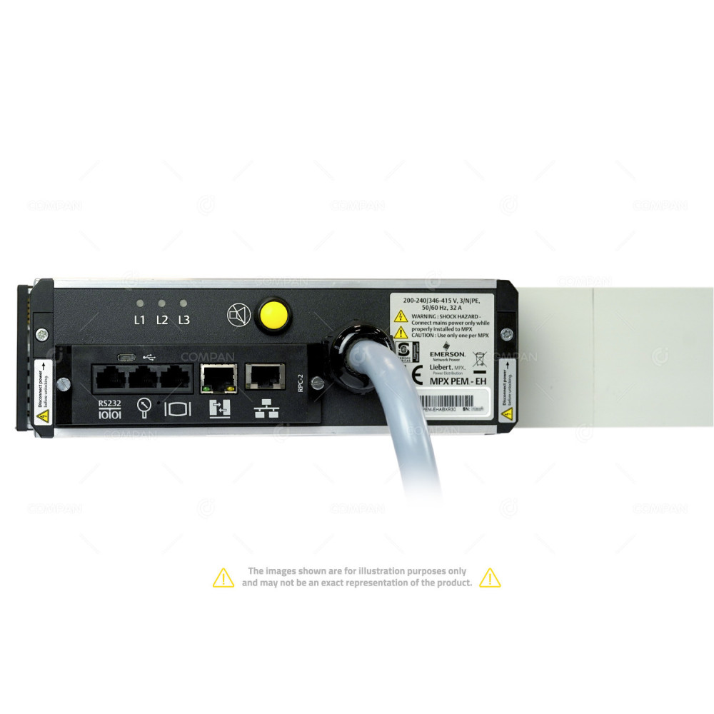 MPXPRC-V1880XXX EMERSON LIEBERT MPX PRC RACK MOUNTABLE POWER ENTRY MODULE  AC120/208-240V 17.2KW 3-PHASE/1-PHASE 23U -