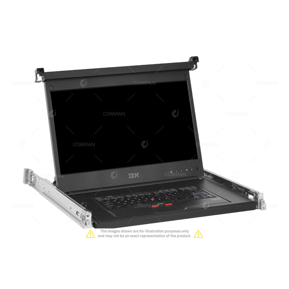 0E+00 IBM 18" RACKMOUNT FLAT PANEL LCD KVM -