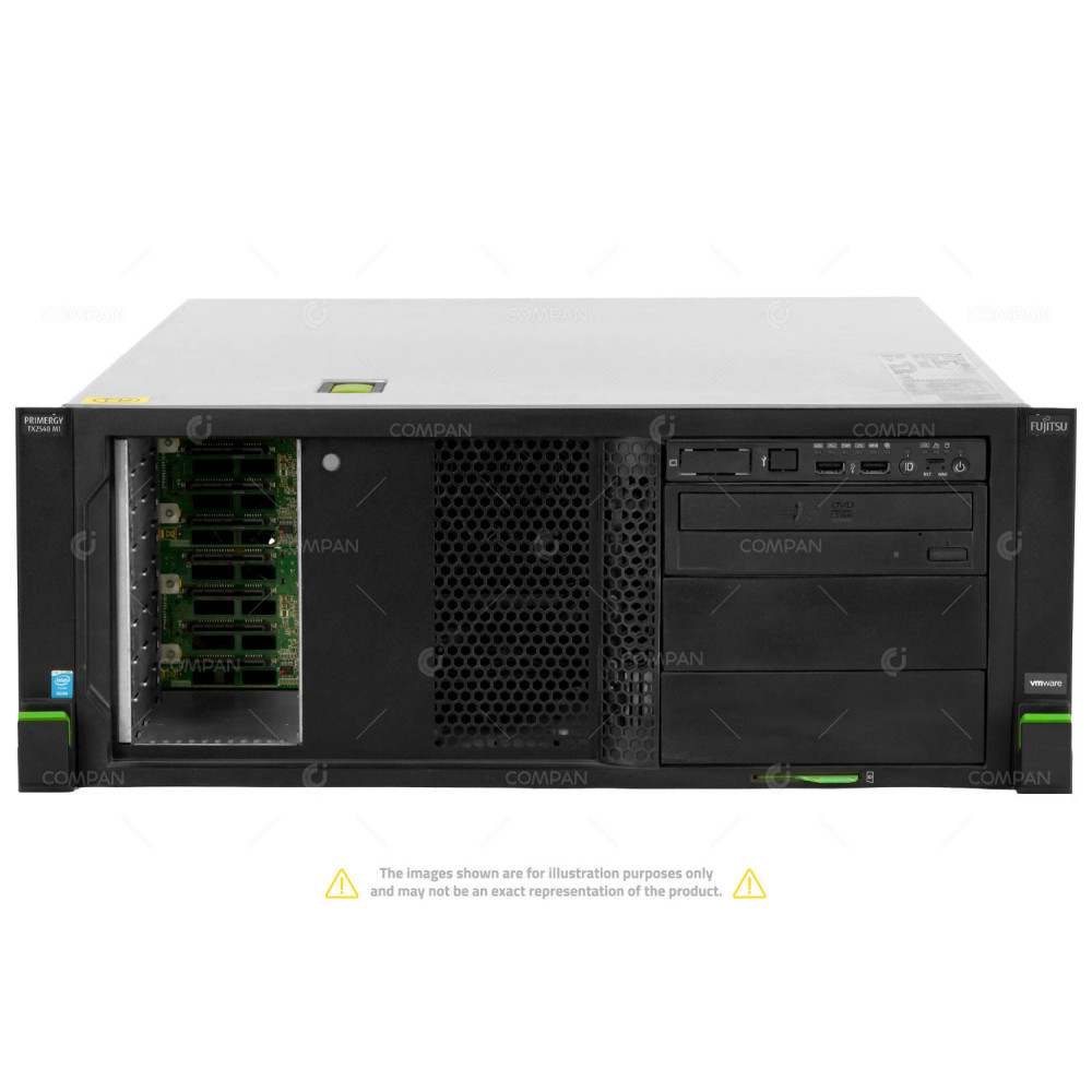 TX2540 M1-8SFF RACK FUJITSU PRIMERGY TX2540 M1 2X INTEL XEON E5-2403 V2 @ 1.80GHZ RAM 64GB(4X 16GB  DDR3  4X 1333MHZ ) 2X 600 GB (2X SAS ) ABN:K1463-V801-377