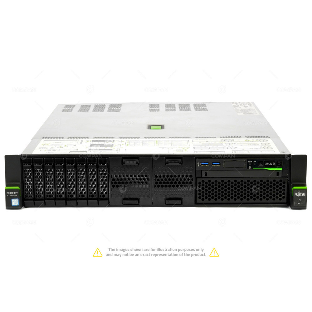 RX2520 M4-8SFF FUJITSU PRIMERGY RX2520 M4 2X INTEL XEON SILVER 4110 @ 2.10GHZ RAM 96GB (6X 16GB DDR4  6X 2.666GHZ ) () -