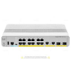 WS-C3560CX-12PD-S CISCO CATALYST 3560-CX 12-PORT 1G ETHERNET 2-PORT 1G ETHERNET UPLINK 2-PORT 10G SFP+ UPLINK POE+ 240W SWITCH WS-C3560CX-12PD-S