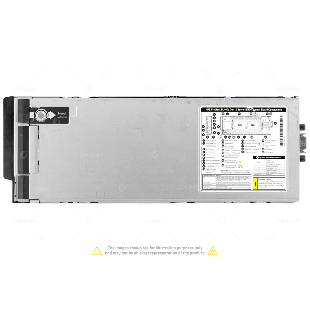 BL460C G10-2SFF GPU HPE PROLIANT BL460C GEN10 GRAPHICS EXP 2X INTEL XEON GOLD 6136 @ 3.00GHZ RAM 512GB (16X 32GB DDR4 14X 3.2GHZ 2X 2.666GHZ ) () - TESLA P40 863442-B21