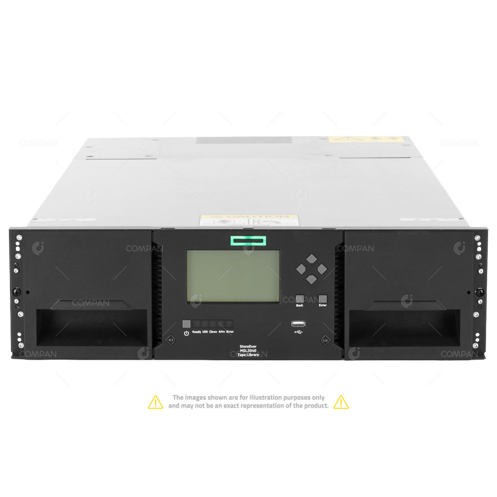 P08876-001 HP STORAWORKS MSL3040 TAPE LIBRARY Q6Q62B, MSL3040