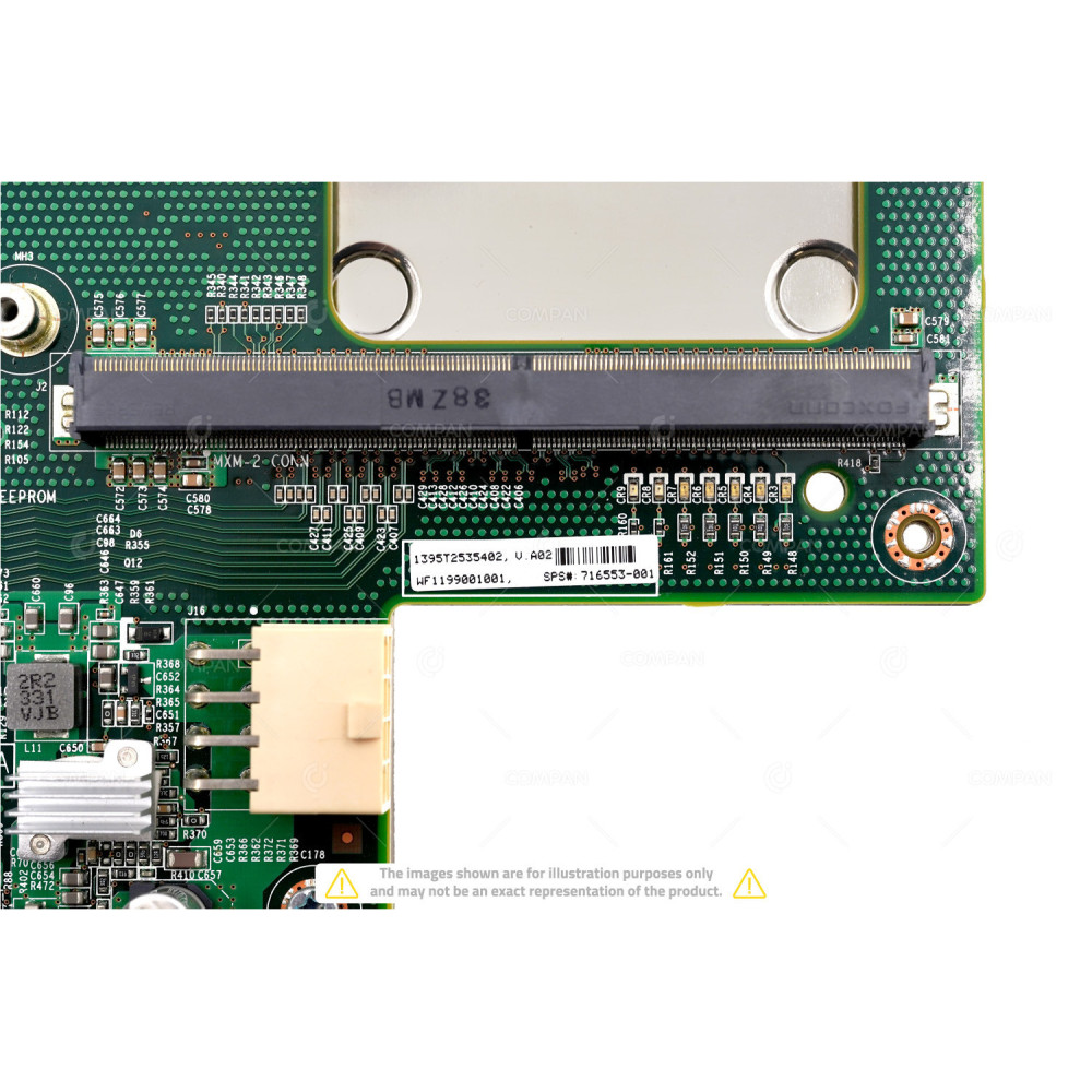 716553-001 HP PCA MULTI MXM PCIE CARD GRAPHICS FOR WS460C G8 713700-002, 6070B06239, 6053B08450