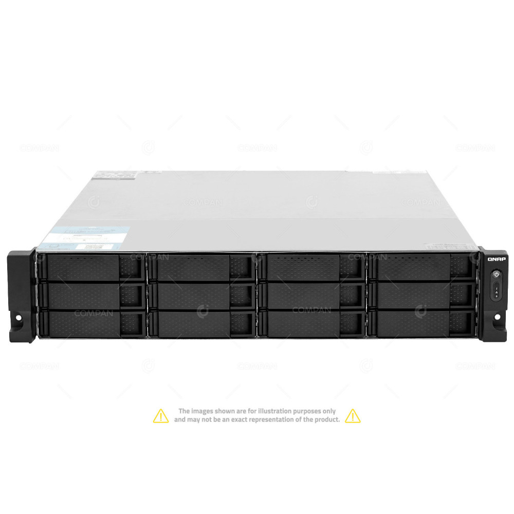 TS-1283XU-RP QNAP TS-1283XU-RP 12 BAY 3,5 LFF 2U 4 PORTS 1GB ETHERNET NAS SERVER -