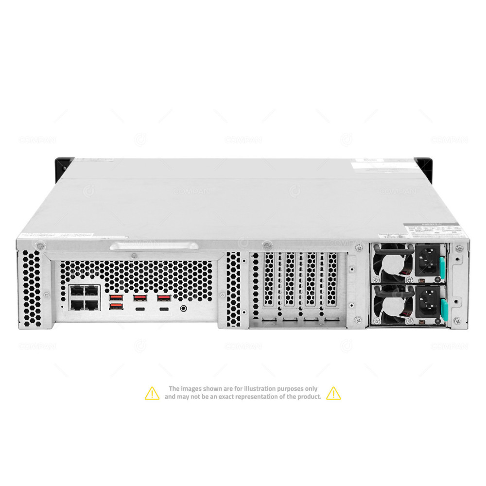 TS-1283XU-RP QNAP TS-1283XU-RP 12 BAY 3,5 LFF 2U 4 PORTS 1GB ETHERNET NAS SERVER -