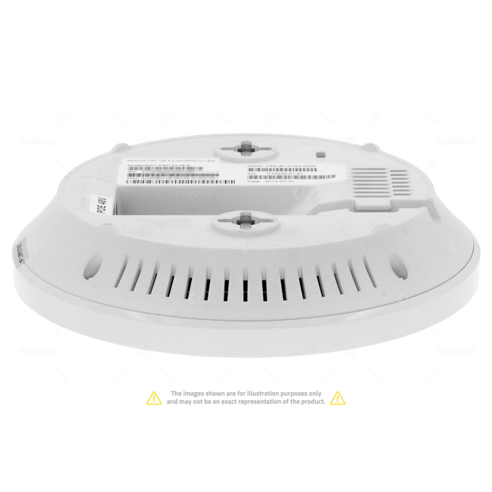 FORTIAP-221B FORTINET 2X2 INDOOR DUAL-RADIO WIFI ACCESS POINT 802.11A/B/G/N YELLOWED FAP-221B-E