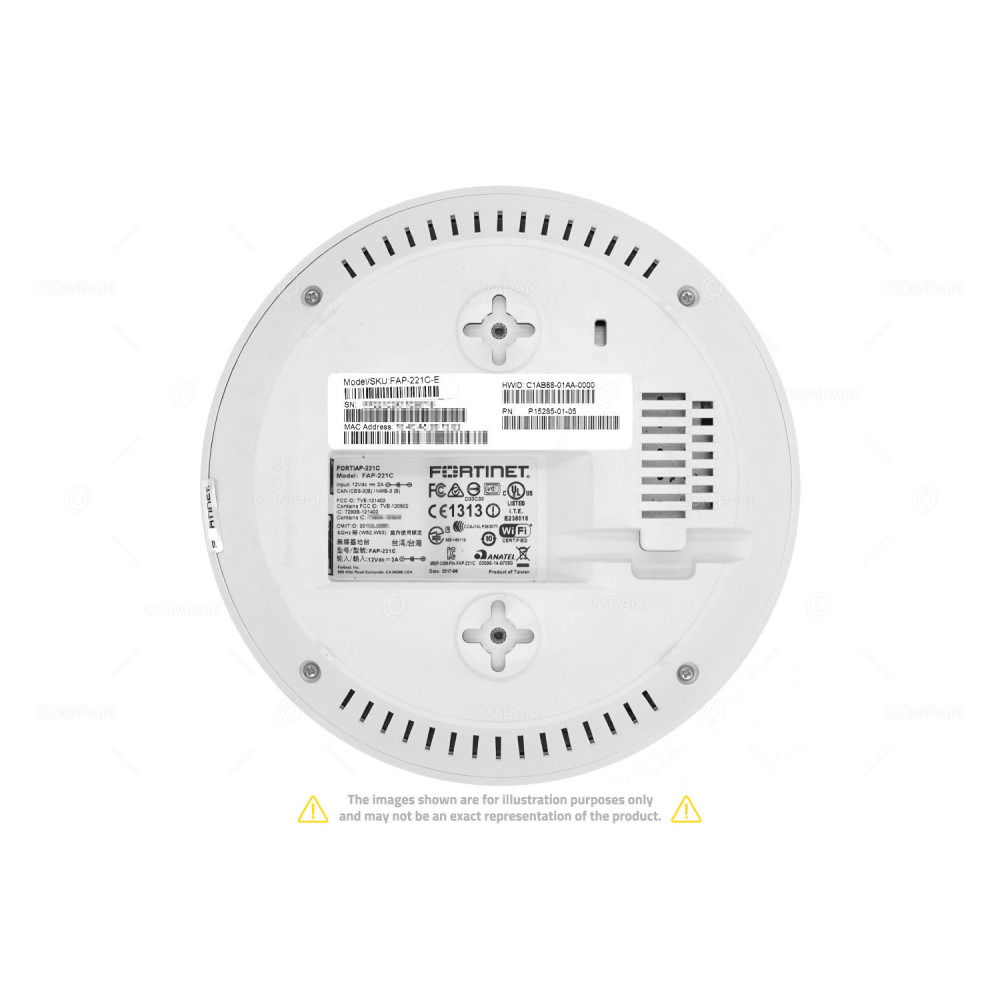 FORTIAP-221C FORTINET 2X2 INDOOR DUAL-RADIO ACCESS POINT 802.11A/B/G/N/AC WIFI FAP-221C-E