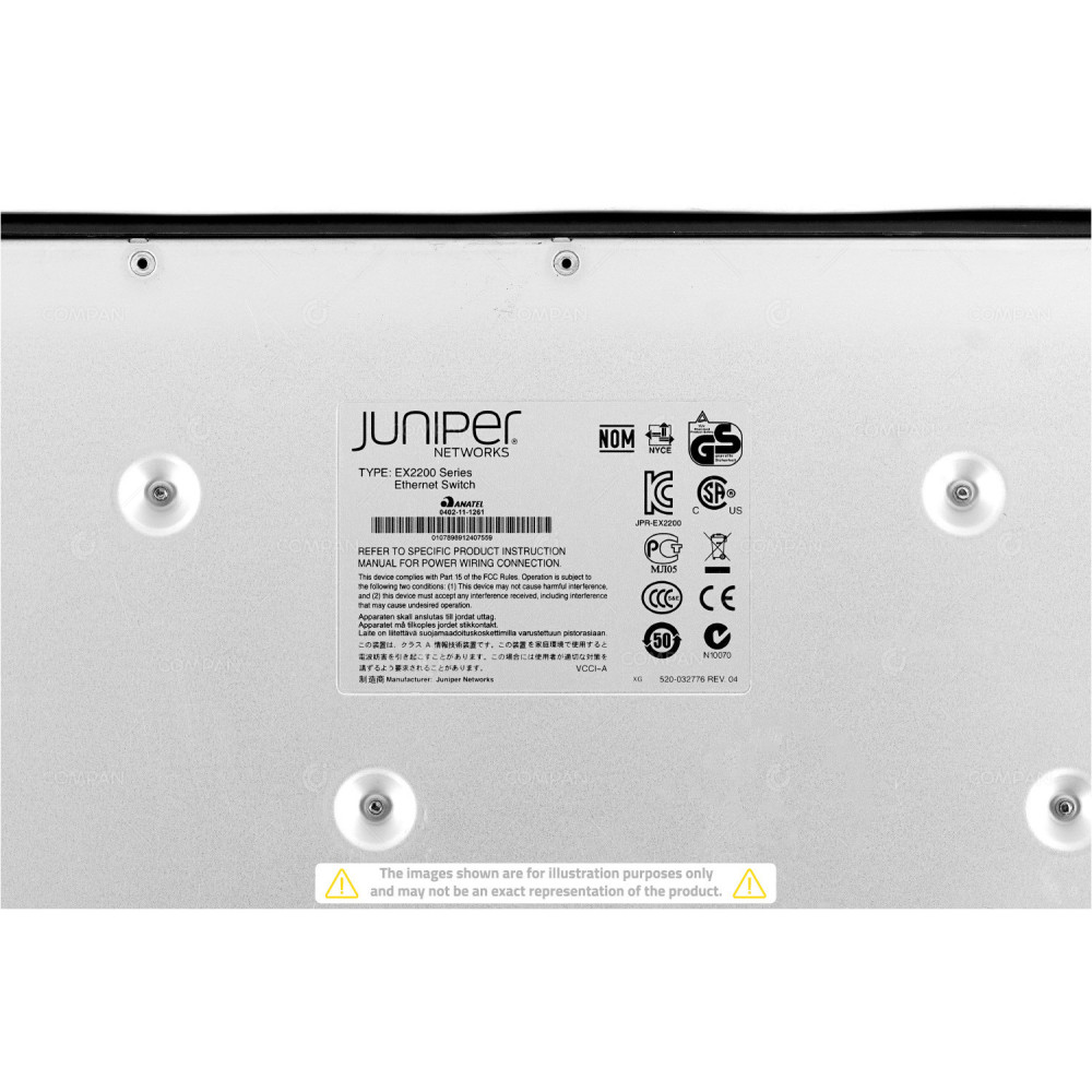 EX2200-48T-4G JUNIPER EX2200 48 PORT 1GB ETHERNET 4 PORT 1GB SFP+ SWITCH 750-026325, 520-032776