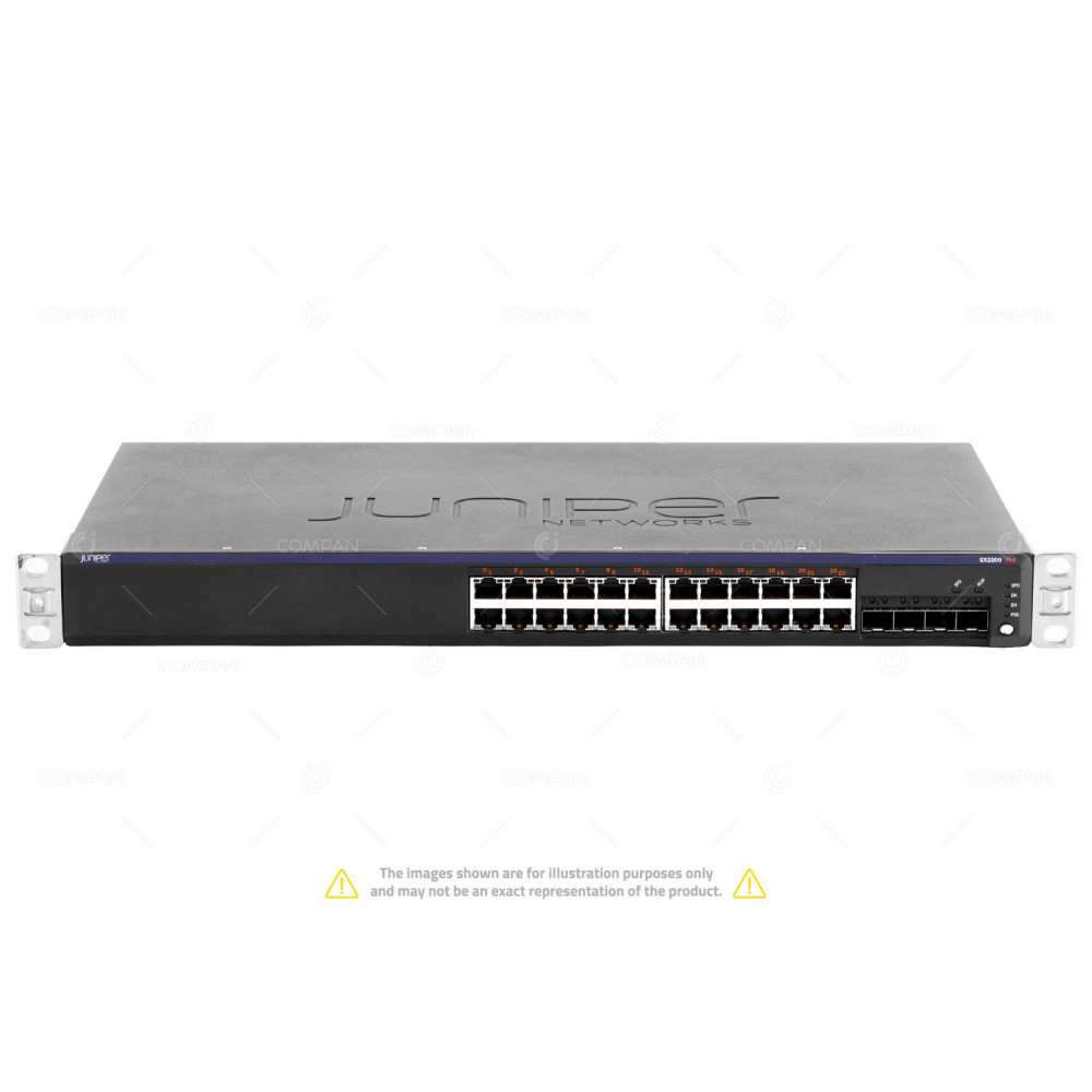 EX2200-24P-4G JUNIPER EX2200 24 PORT 1GB ETHERNET POE 4 PORT 1GB SFP+ SWITCH 750-026464