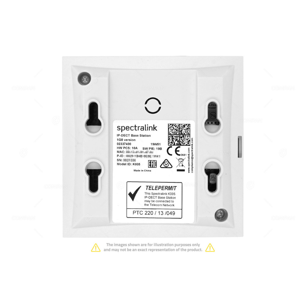 K005 SPECTRALINK IP-DECT BASE STATION TRAFFIC CONTROLLER APPLIANCE YELLOWED