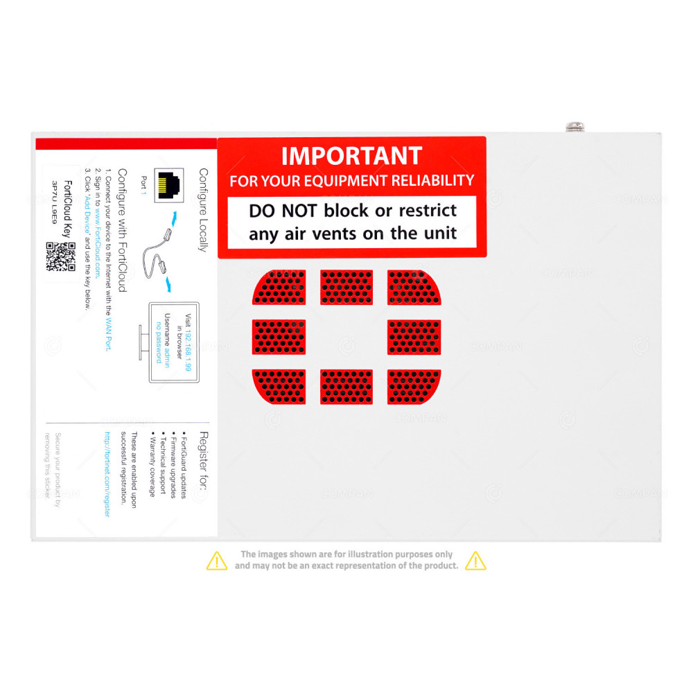 FORTIGATE-51E FORTINET FORTIGATE 51-E 7-PORT 1GB ETHERNET SECURITY APPLIANCE CLOUD LOCKED FG-51E
