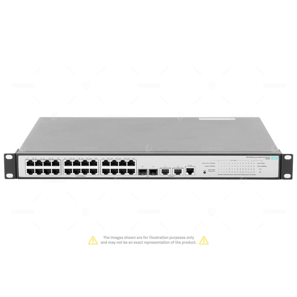 JG962A HPE OFFICECONNECT 1950 24-PORT 1G 2-PORT 10G SFP+ 2-PORT 10G POE+ 370W SWITCH BJNGA-AD0035