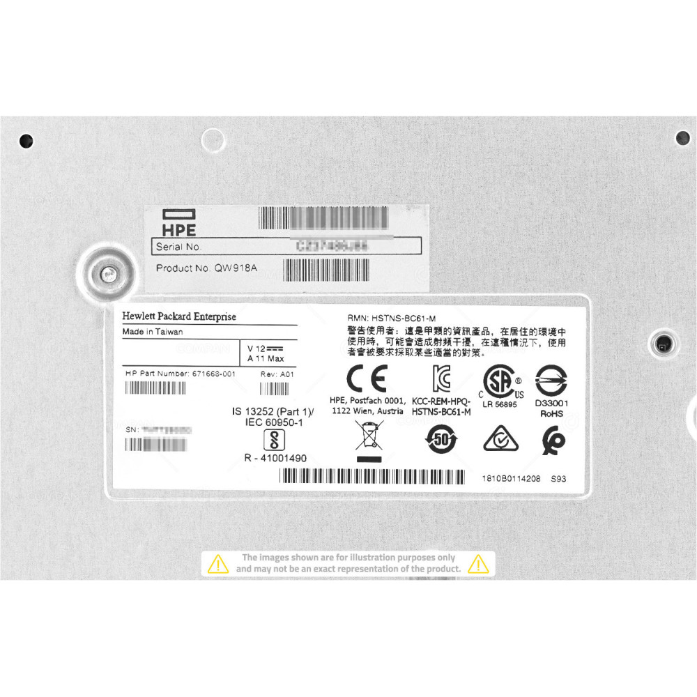QW918A HPE D2220SB 12 BAY  STORAGE BLADE 703920-003, 671668-001,